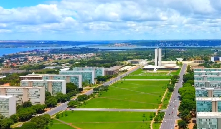 Imagens esplanda dos ministérios Brasilia.Crédito:Neto Drone