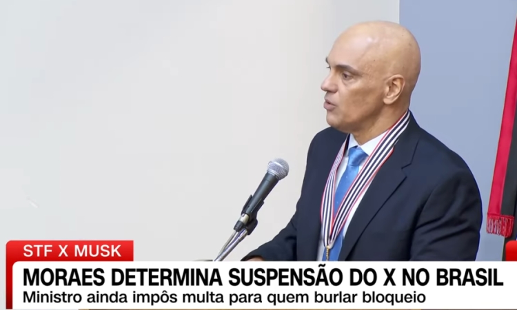 Ministro do STF, Alexandre de Moraes.