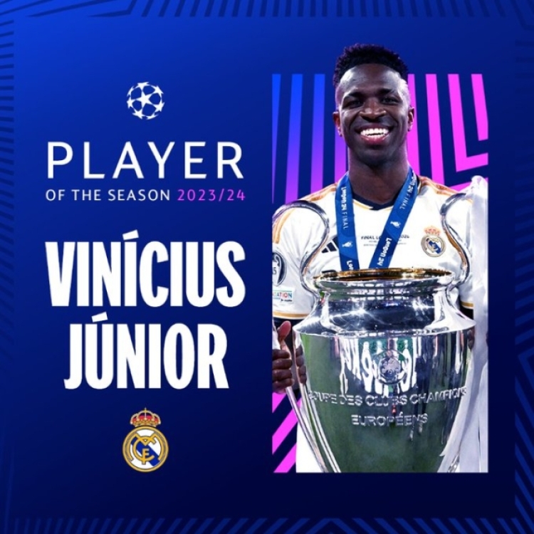 Jogador da Temporada da Liga dos Campeões: Vinícius Júnior