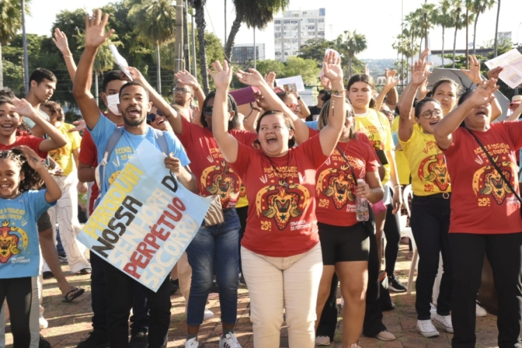 Milhares de pessoas marcam presença na Caminhada da Fraternidade 2024.Foto de divulgação.