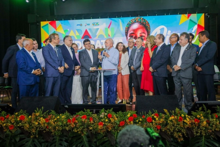 Lula visita o Piauí, no encerramento da Caravana Federativa.Foto:Divulgação.