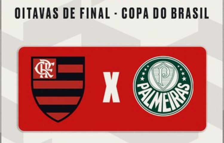 Flamengo e Palmeiras se enfrentarão 3 vezes em 10 dias.